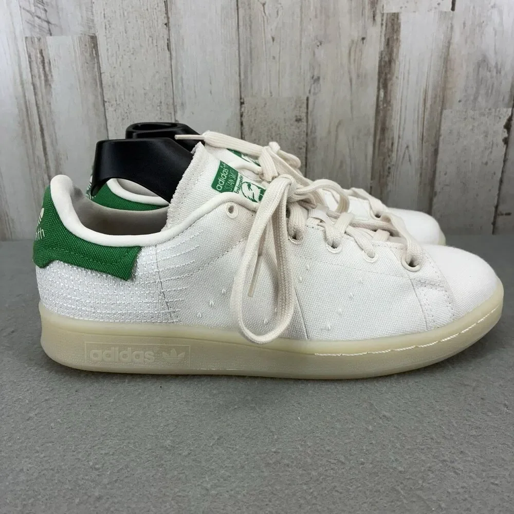 Adidas Stan Smith Primeblue Shoes Cloud White Green Size 4 Men's NWOB